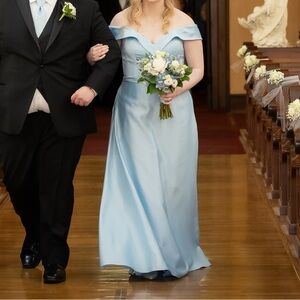Mori Lee Sky Blue Gown